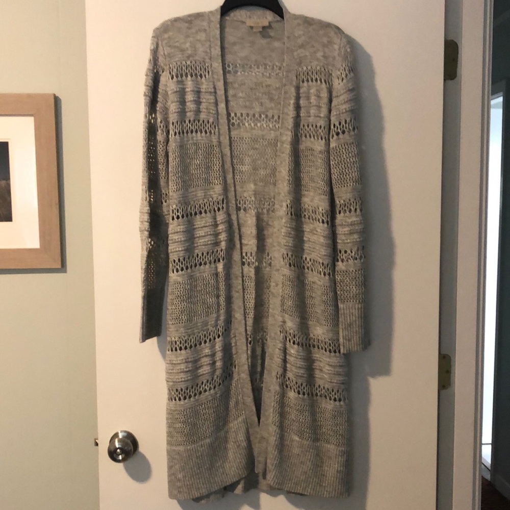 Long cardigan sweater